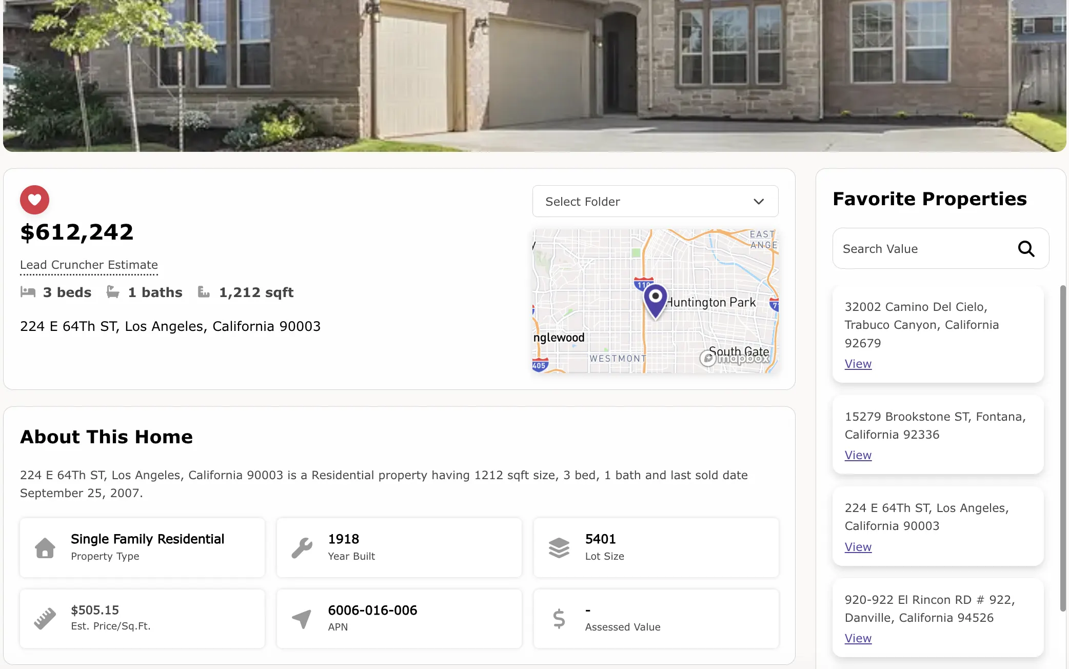 AreaZoom Property Details