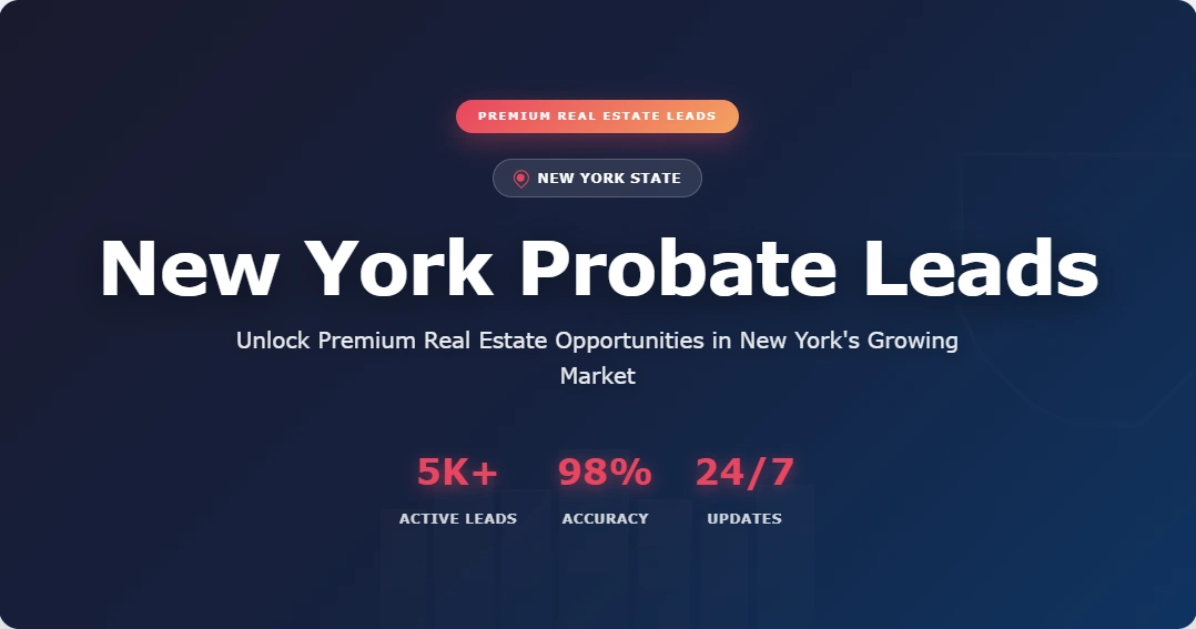 New York probate leads for real estate investors and agents