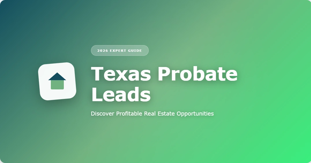 Texas probate leads map covering all 254 counties from Houston to El Paso