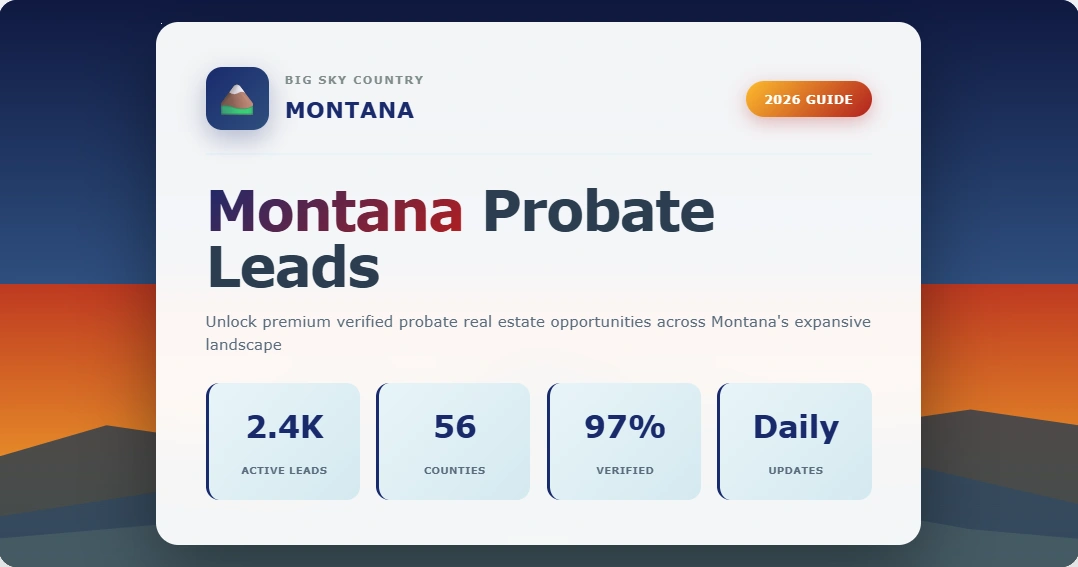Montana Probate Leads