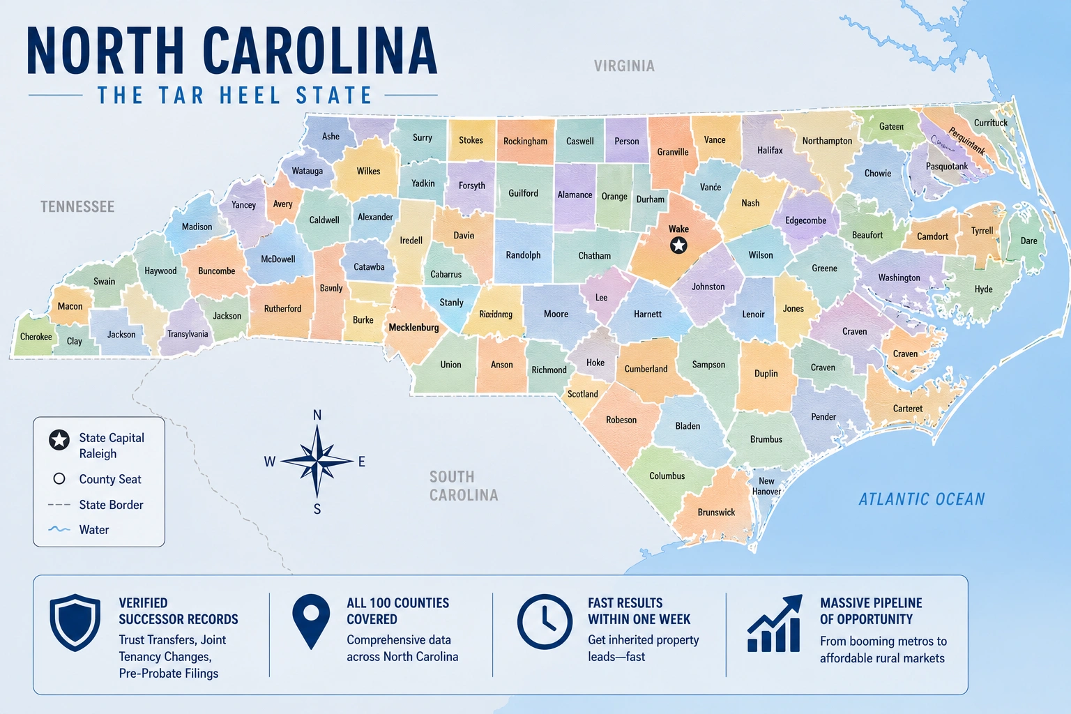 SuccessorsData platform for North Carolina