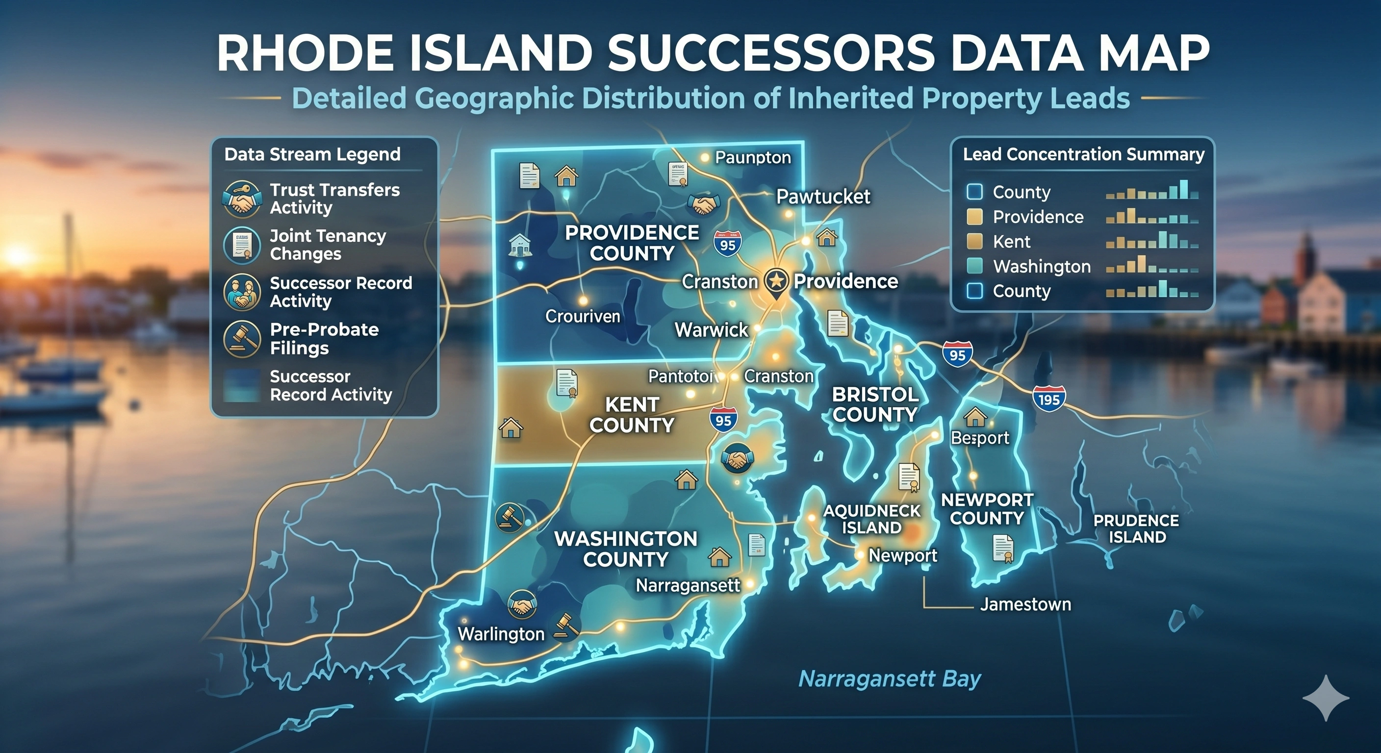 SuccessorsData platform for Rhode Island