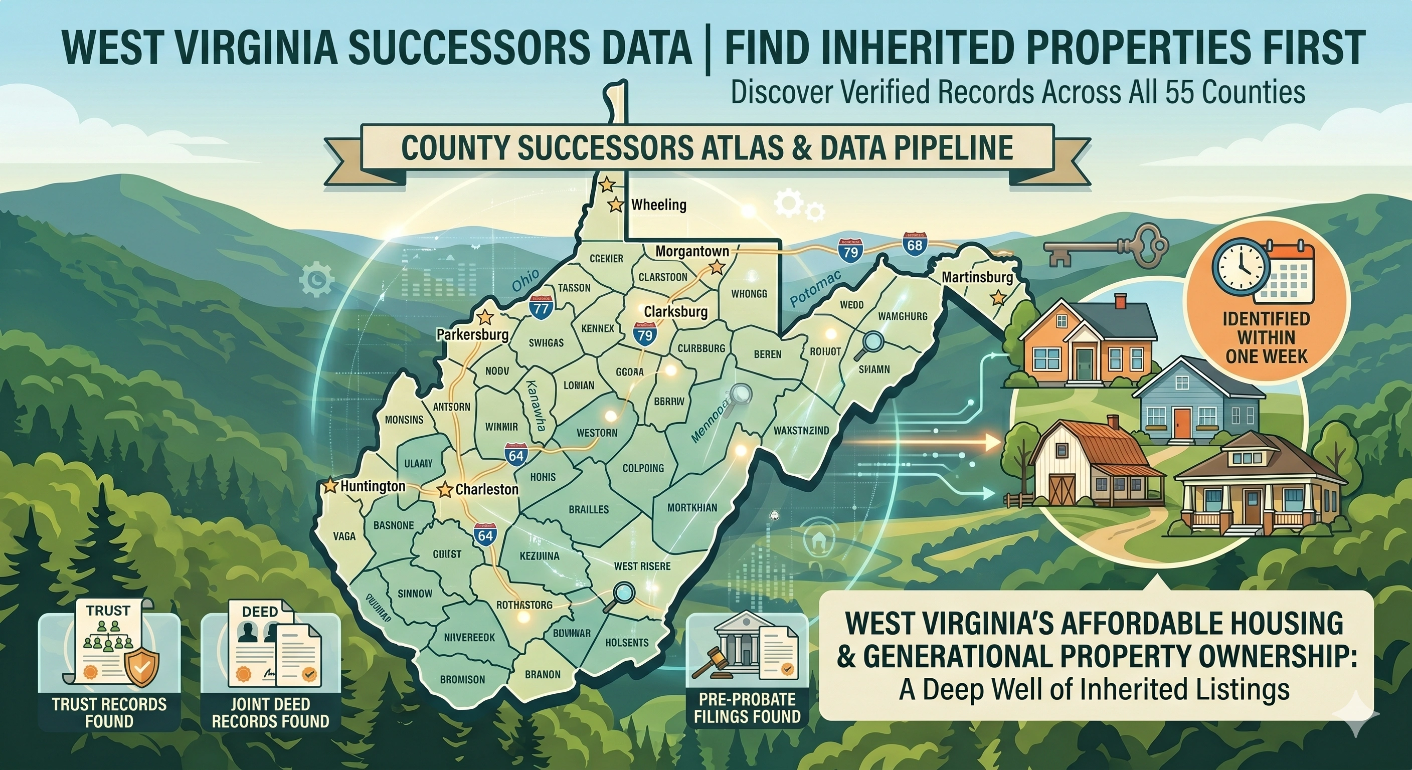 SuccessorsData platform for West Virginia